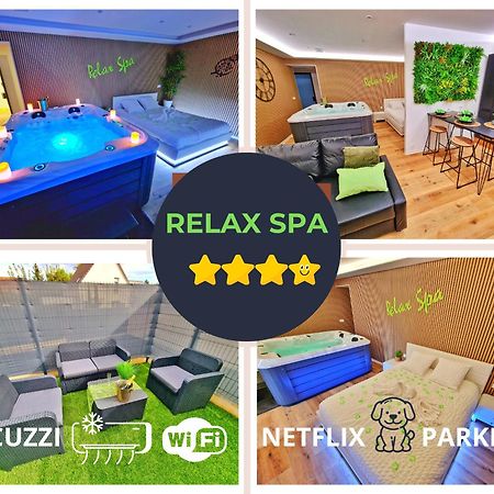 Relax Spa-4 Pers-Jacuzzi-Parking-Jardin-Clim-Colmar Muntzenheim Extérieur photo
