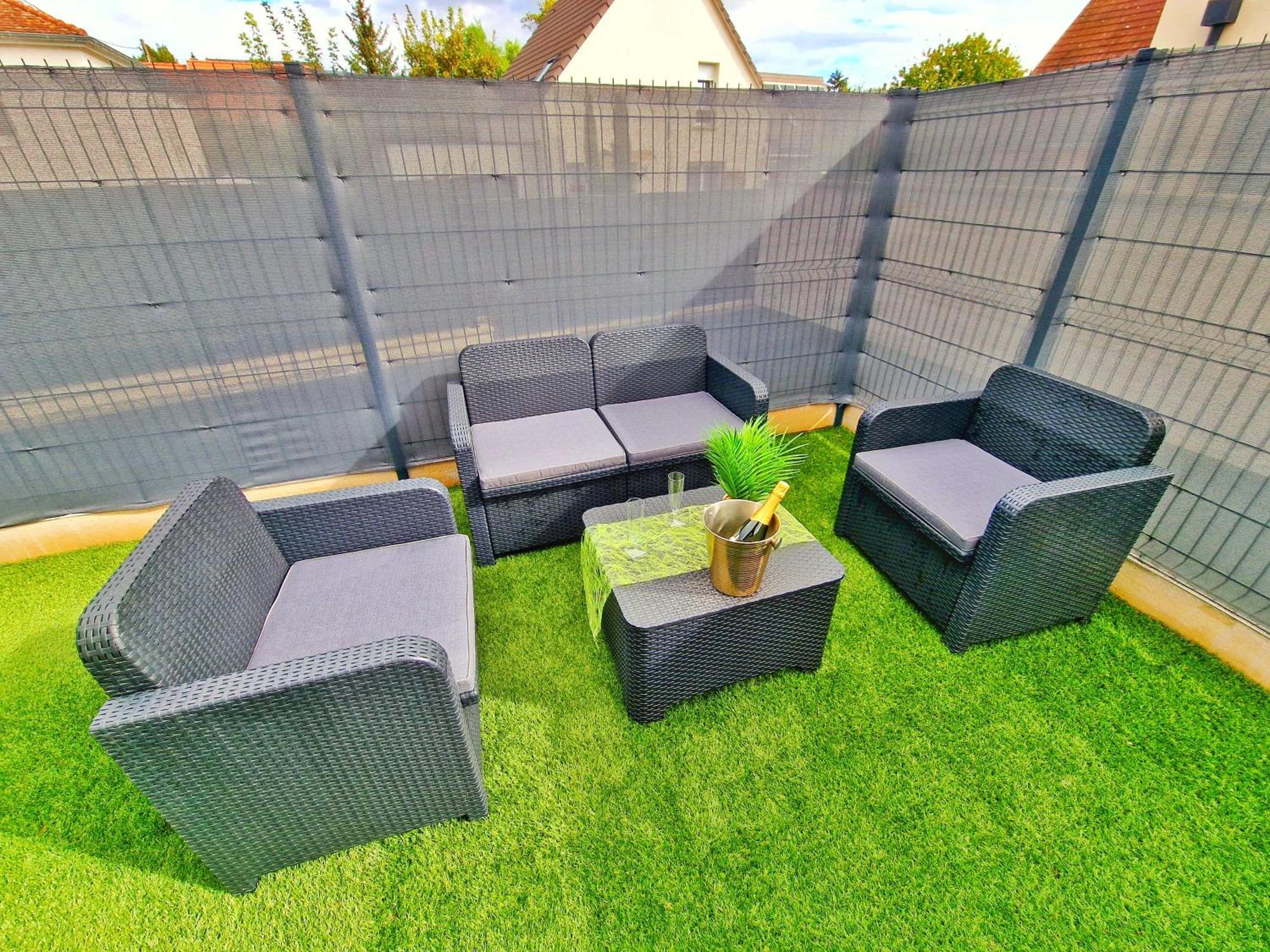 Relax Spa-4 Pers-Jacuzzi-Parking-Jardin-Clim-Colmar Muntzenheim Extérieur photo